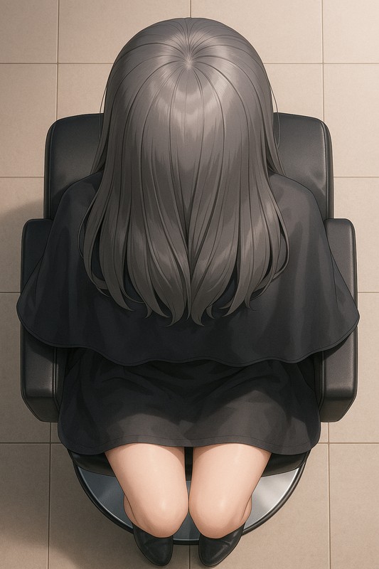 頭頂部をAIで再現する際の失敗ケースのイラスト-1