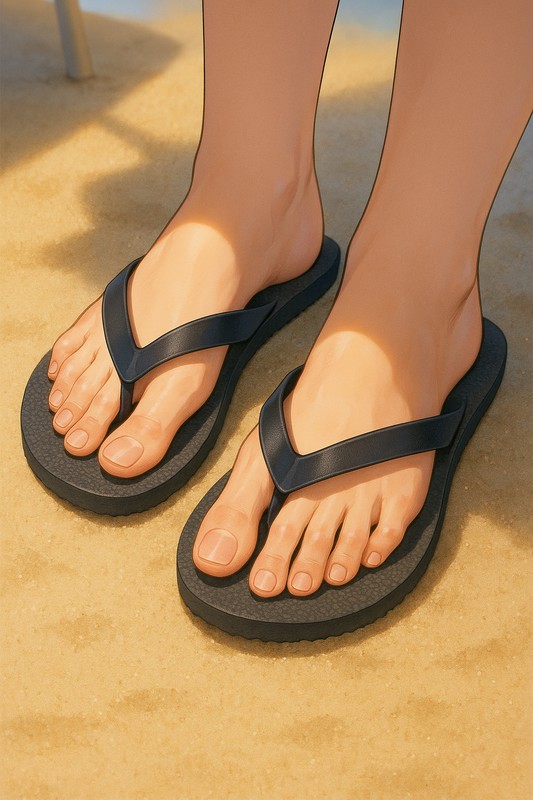 サンダル|靴のプロンプト集【画像AI】