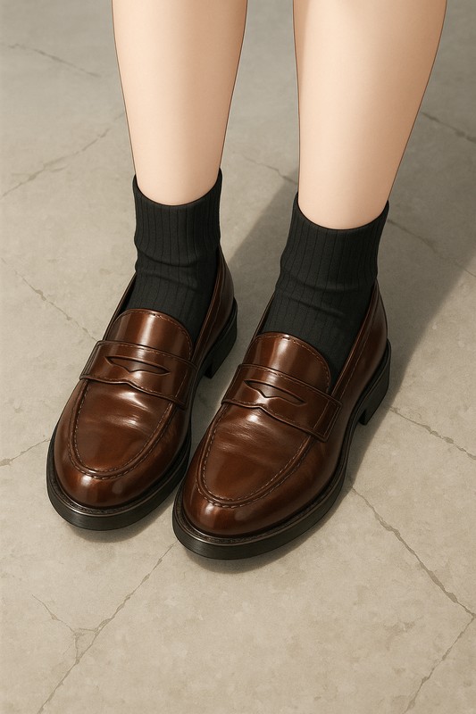 ローファー|靴のプロンプト集【画像AI】
