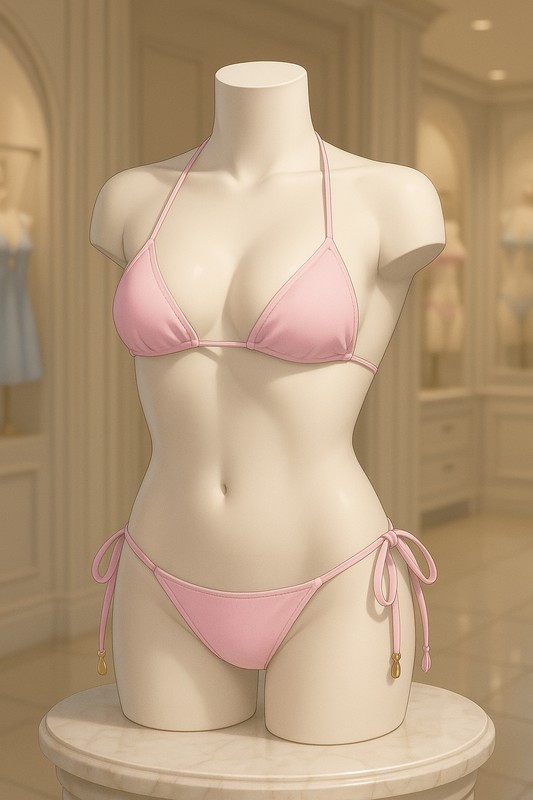 ストリングビキニ(タイサイド)|AI用水着プロンプト