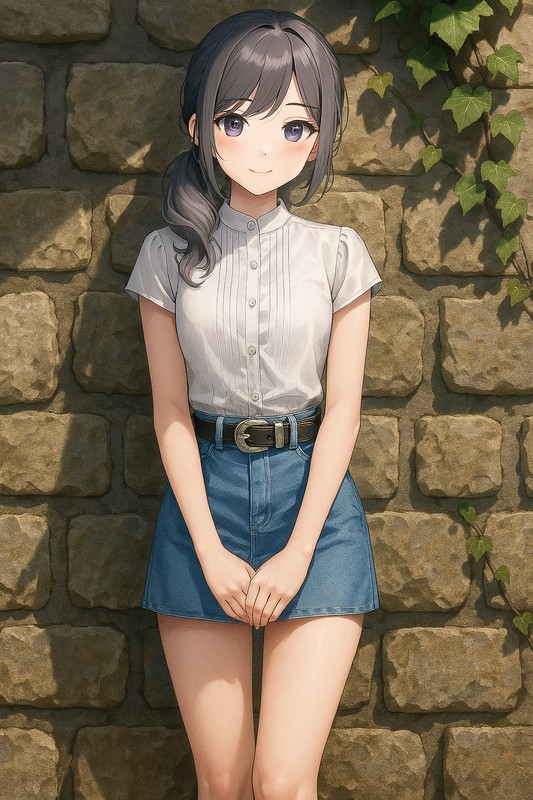 石積みの壁のAIイラスト|プロンプト紹介