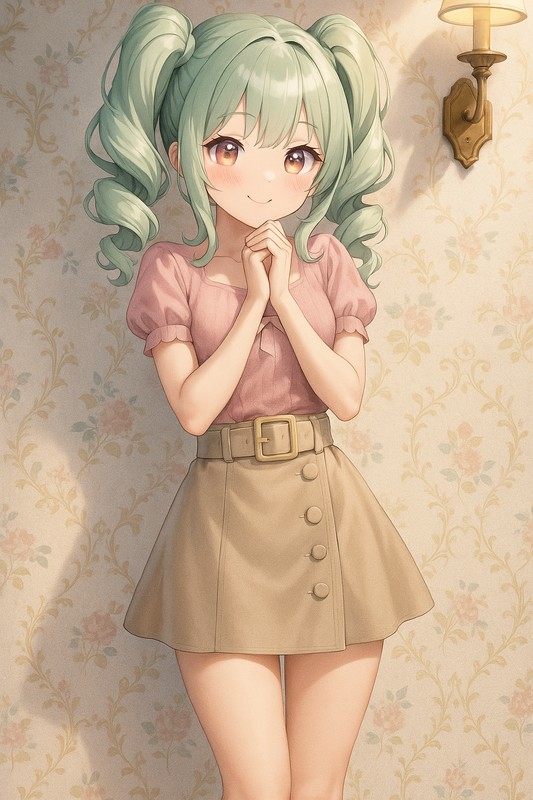 壁紙風プリントのAIイラスト|プロンプト紹介