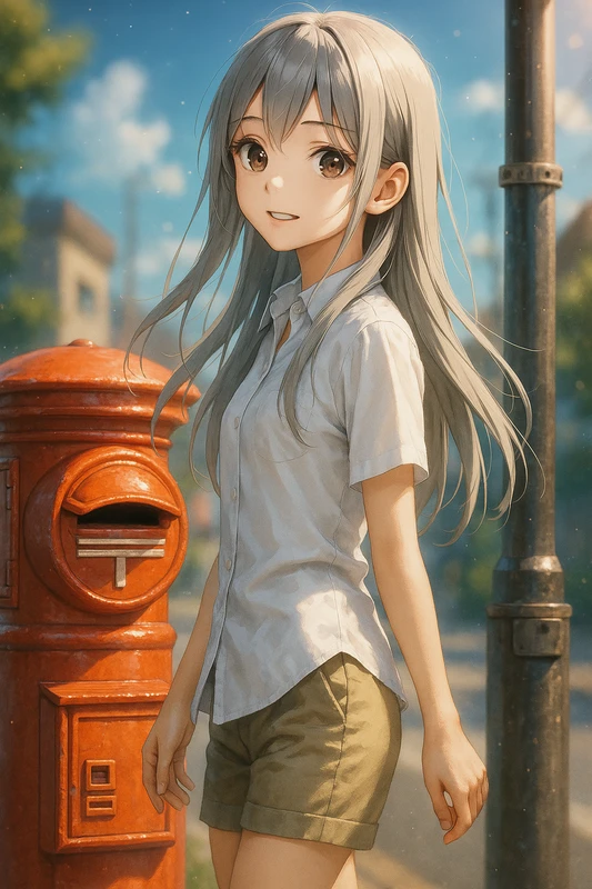 郵便ポストを再現したAIイラスト｜プロンプト紹介