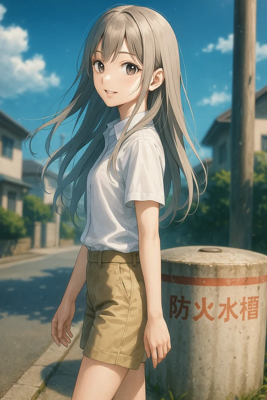 防火水槽を再現したAIイラスト｜プロンプト紹介
