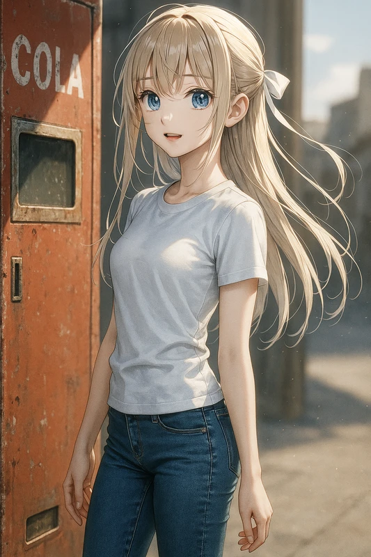 レトロ自販機を再現したAIイラスト｜プロンプト紹介