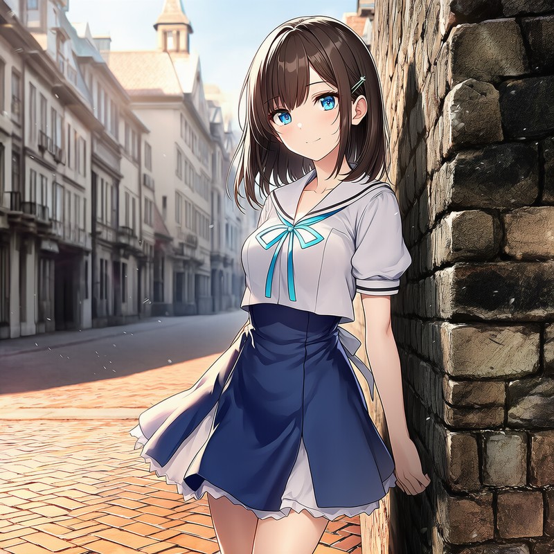 NovelAIでヨーロッパの街並みを再現したAIイラスト