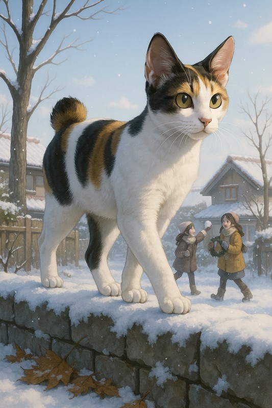 ジャパニーズボブテイル(猫)のAIイラスト|再現プロンプト用