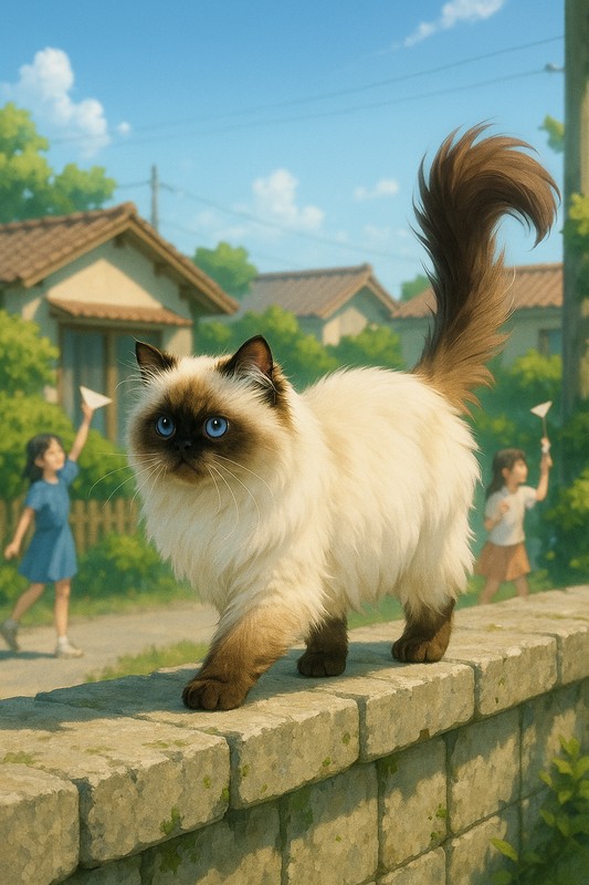 ヒマラヤン(猫)のAIイラスト|再現プロンプト用