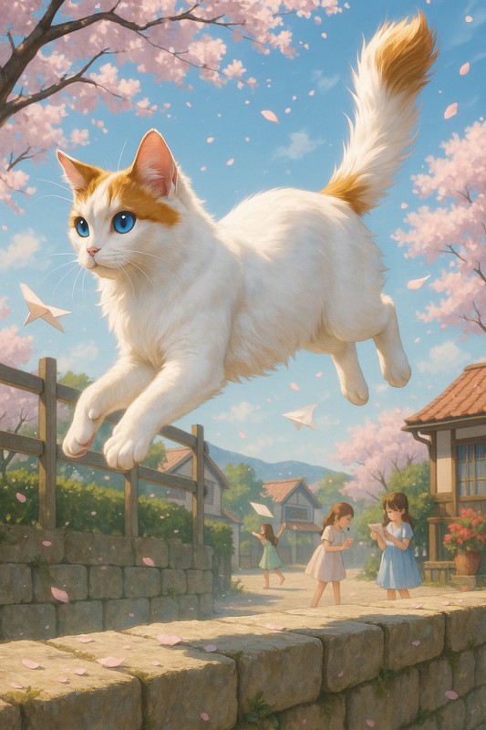 ターキッシュバン(猫)のAIイラスト|再現プロンプト用