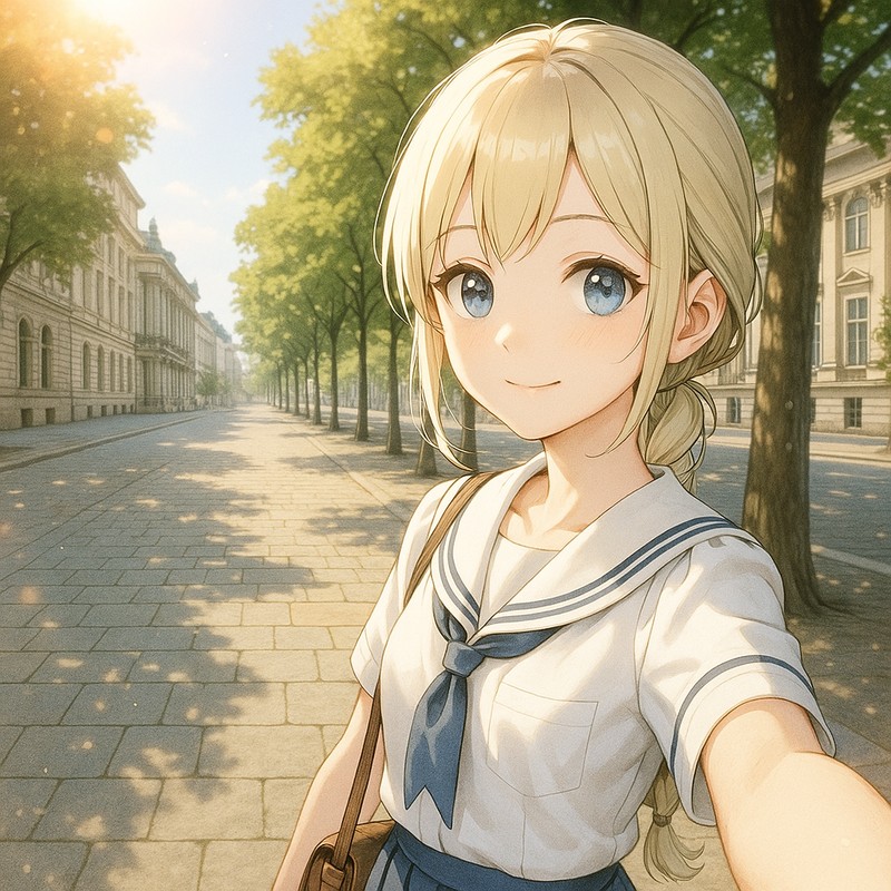 ウンター・デン・リンデンのAIイラスト|プロンプト紹介・世界の街並み
