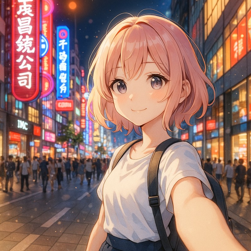 南京路のAIイラスト|プロンプト紹介・世界の街並み