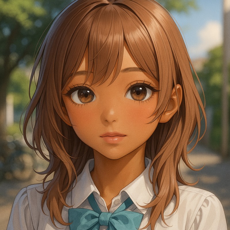 コギャルメイクをした美少女AIイラスト|プロンプト解説用
