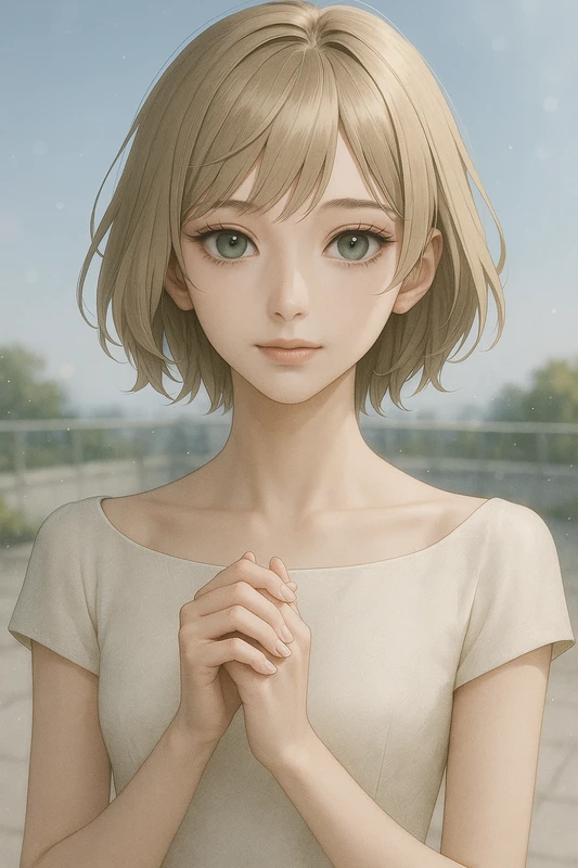 ボートネックの服のAIイラスト|プロンプト紹介
