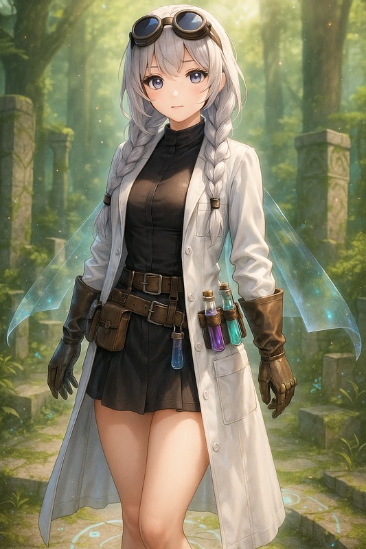 の服のAIイラスト|プロンプト紹介(ファンタジー)
