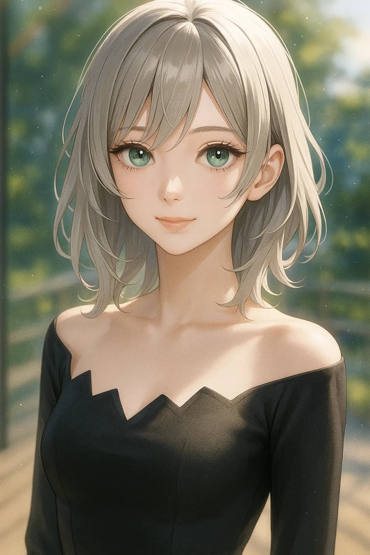 ジグザグネックを再現したAIイラスト