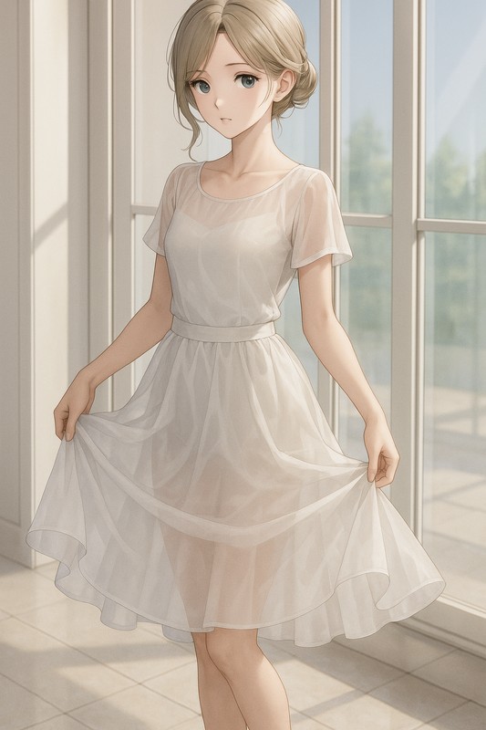 ChatGPTで生成したペチコートのイラストの作例