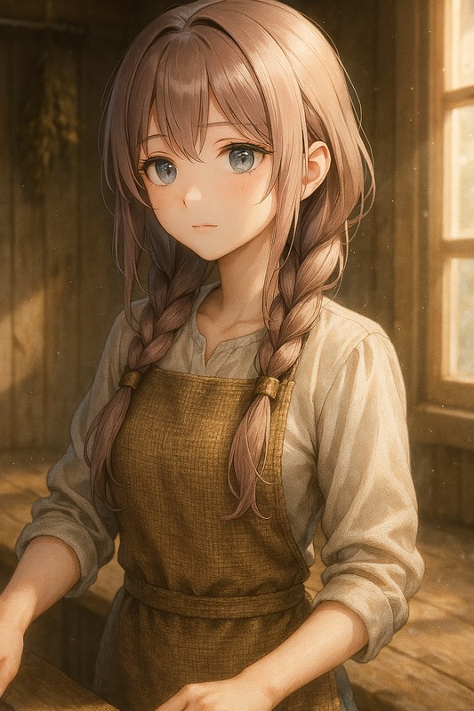 バーラップ素材を再現したAIイラスト|プロンプト紹介