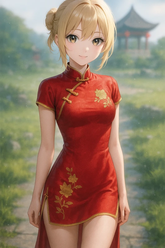 chinese qipaoのプロンプトの生成例(ChatGPT)