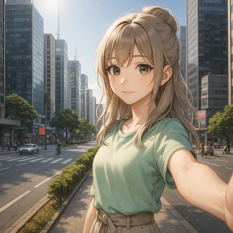 パウリスタ通りのAIイラスト|プロンプト紹介・世界の街並み