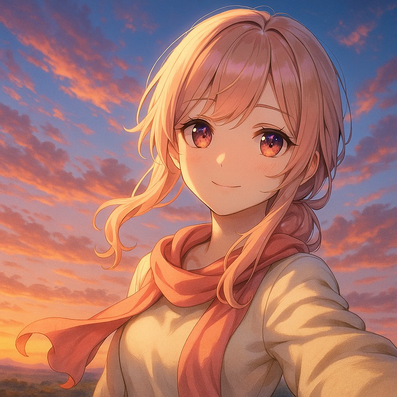 朝焼けのAIイラスト|背景用プロンプト紹介