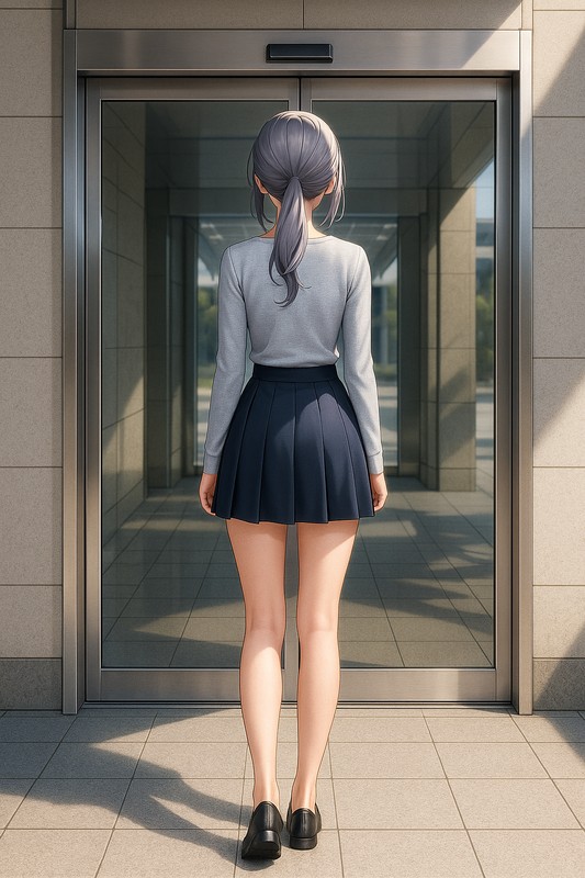 自動スライドドアのAIイラスト|プロンプト紹介用
