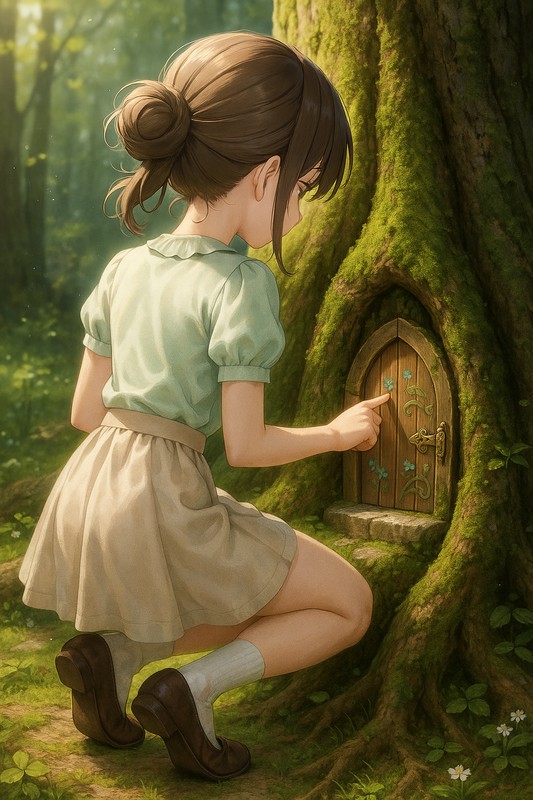 妖精の扉のAIイラスト|プロンプト紹介用