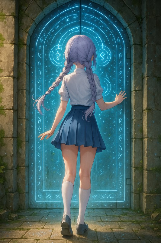 魔法の扉のAIイラスト|プロンプト紹介用