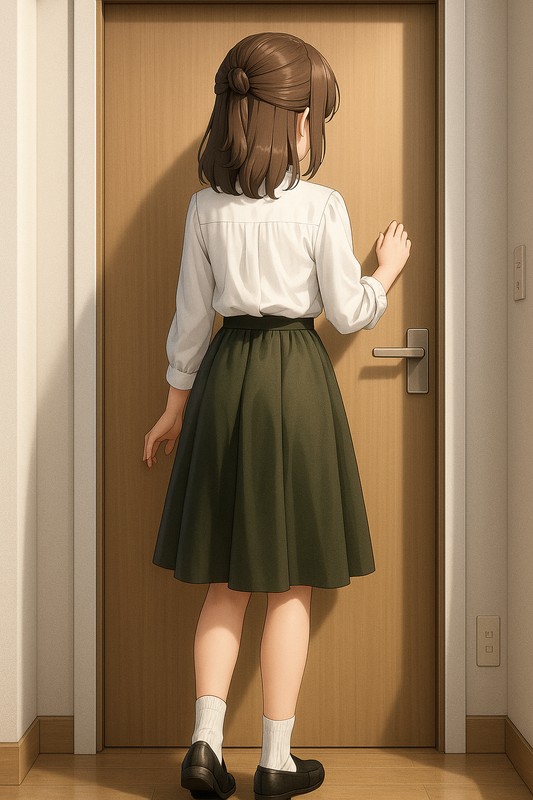 フラッシュドアのAIイラスト|プロンプト紹介用