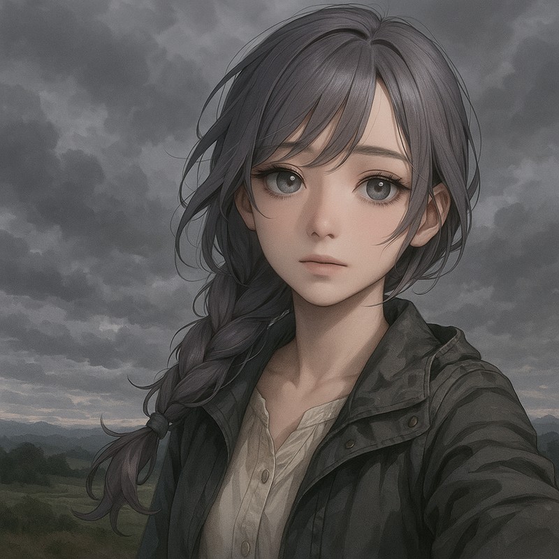 曇天景色のAIイラスト|背景用プロンプト紹介