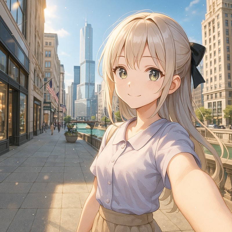 マグニフィセント・マイルのAIイラスト|プロンプト紹介・世界の街並み