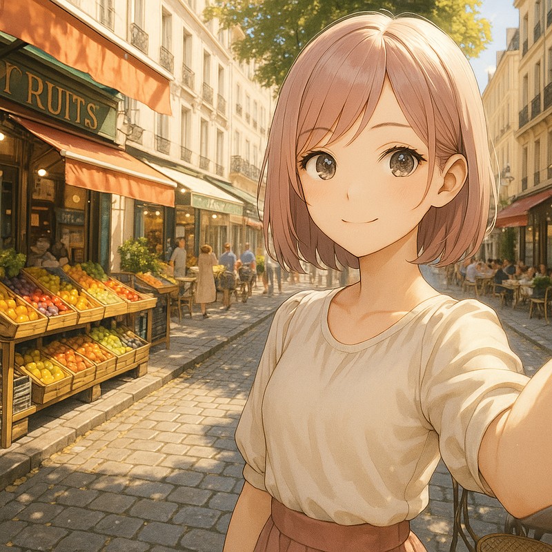 クレル通りのAIイラスト|プロンプト紹介・世界の街並み