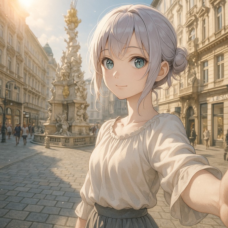 グラーベン通りのAIイラスト|プロンプト紹介・世界の街並み