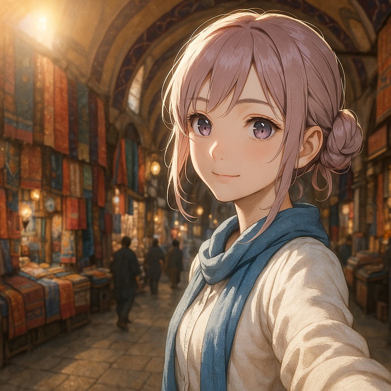 グランドバザールのAIイラスト|プロンプト紹介・世界の街並み