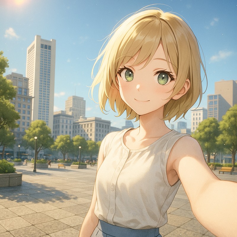 ユニオン・スクエアのAIイラスト|プロンプト紹介・世界の街並み