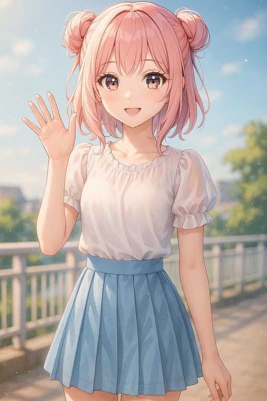 wavingの美少女イラスト生成例|プロンプト紹介