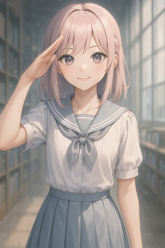 saluteの美少女イラスト生成例|プロンプト紹介