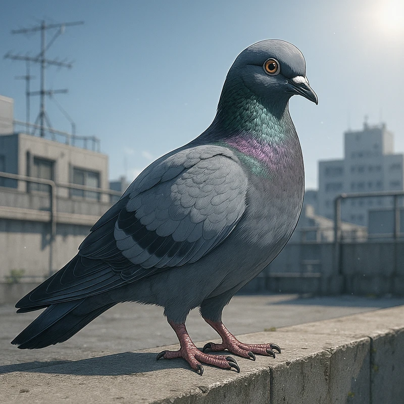 ハト(鳥)のAIイラスト|プロンプト紹介