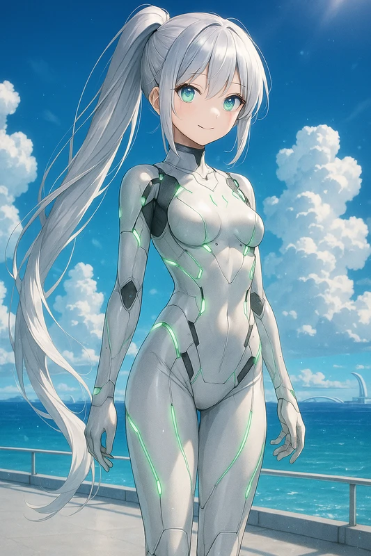 定番のSF衣装のAIイラスト|SF服のプロンプト紹介
