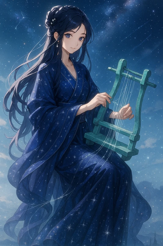 織女（織女と愛の女神）｜女神のプロンプト紹介