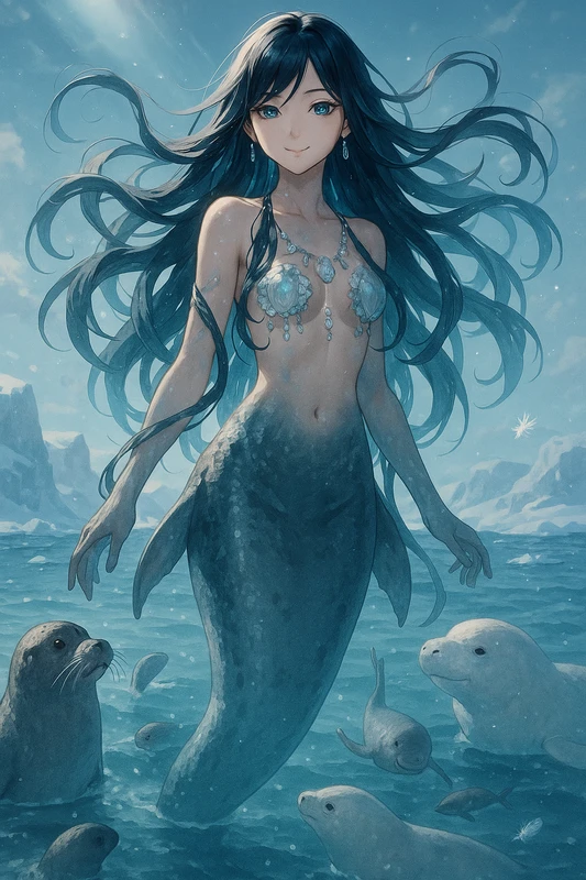 セドナ（海と生物の女神）｜女神のプロンプト紹介