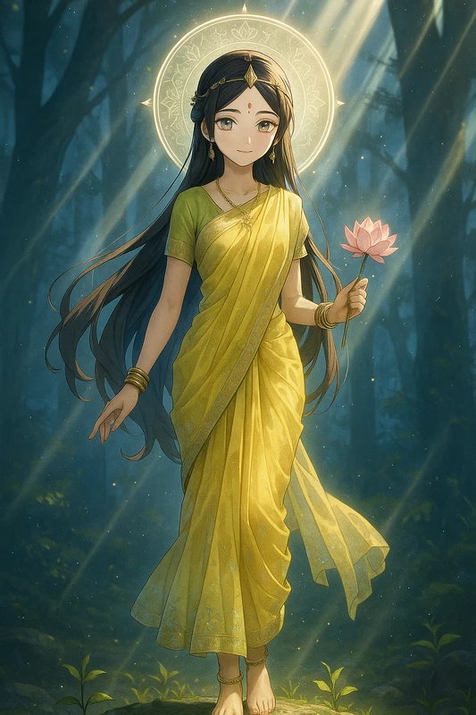 シーター（貞節と豊穣の女神）｜女神のプロンプト紹介