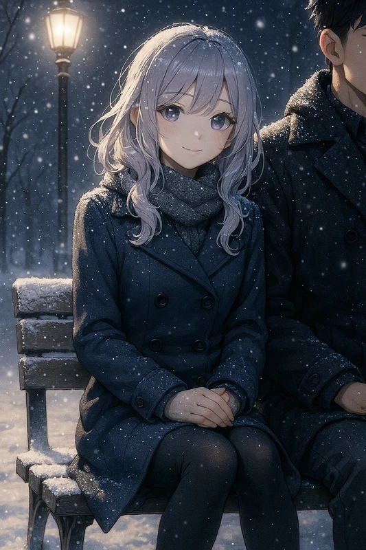 雪を再現したAIイラスト|天気のプロンプト紹介