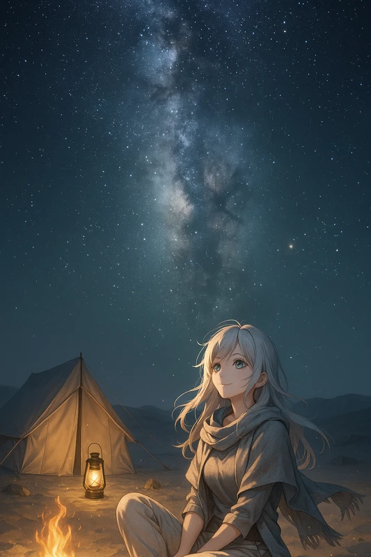 星空のAIイラスト|天候のプロンプト紹介