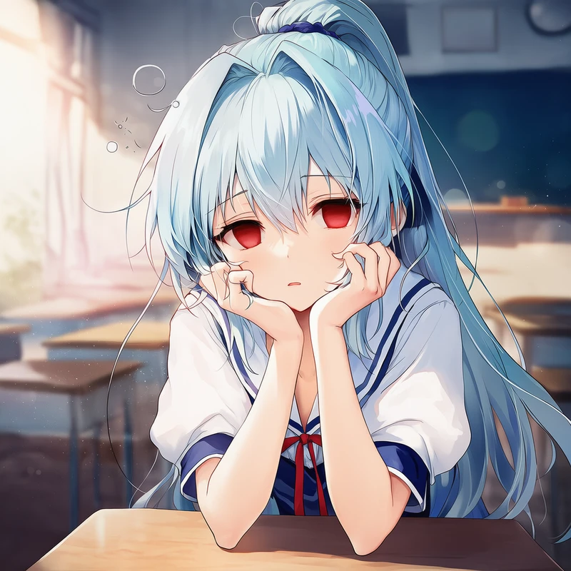 うつろな目の表現|プロンプト紹介