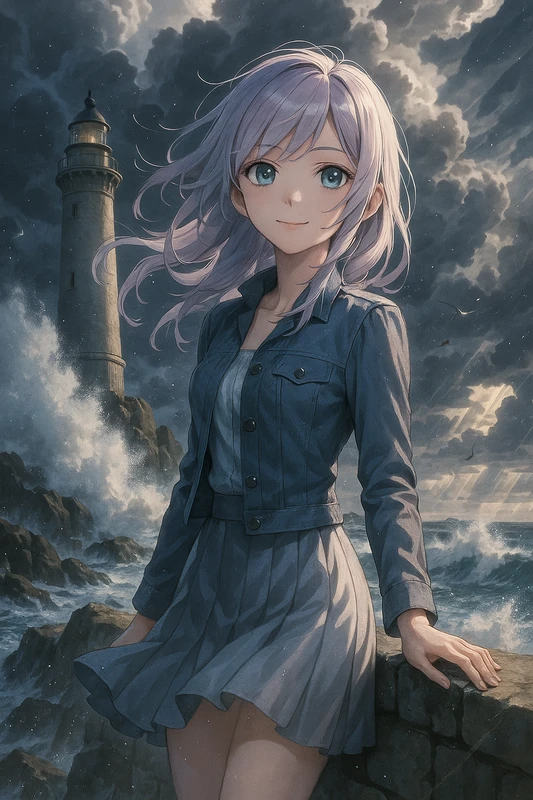ダイナミックな空のAIイラスト|天気・天候のプロンプト紹介