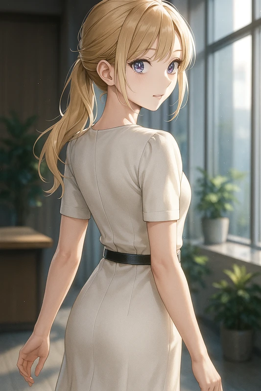 ウエストベルト|OLの服プロンプト紹介