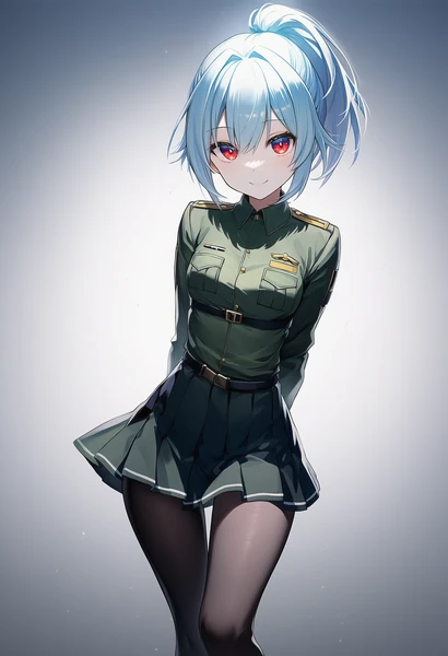 modern army uniformで生成したAI美少女イラスト