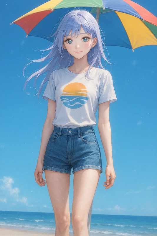 晴れ・快晴を再現したAIイラスト|天気のプロンプト紹介