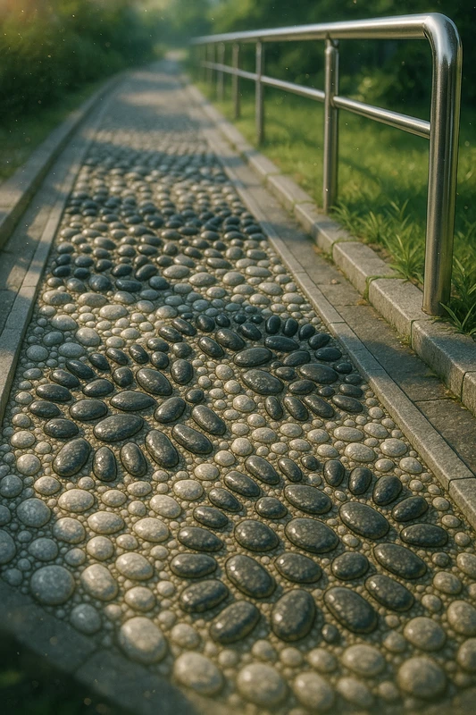 健康遊歩道のAIイラスト｜プロンプト紹介
