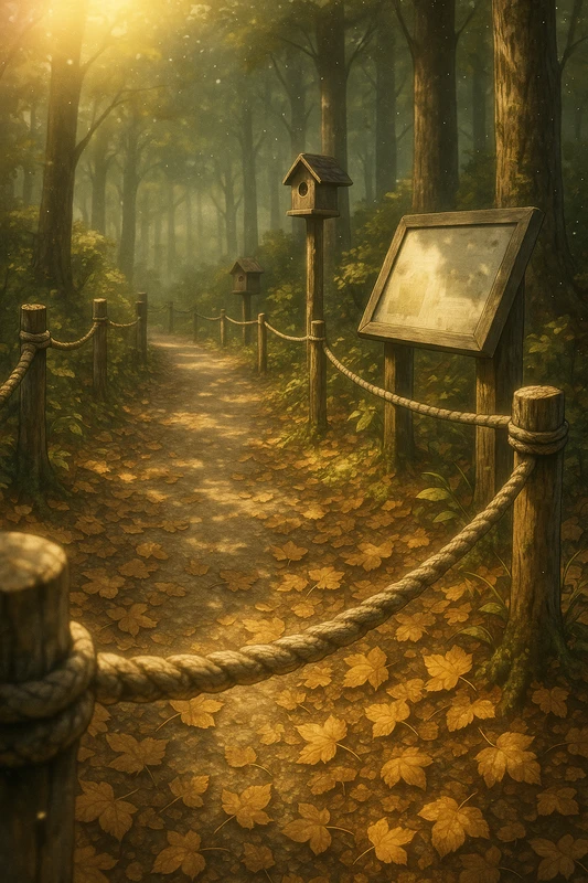 自然歩道のAIイラスト｜プロンプト紹介